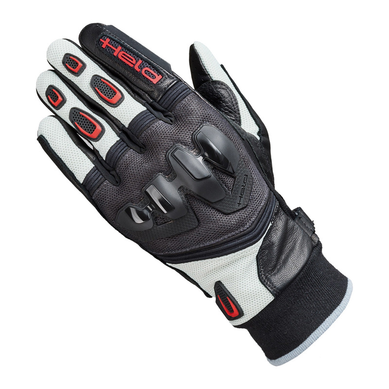 RĘKAWICE MOTOCYKLOWE HELD SAMBIA KTC 2 GREY BLACK