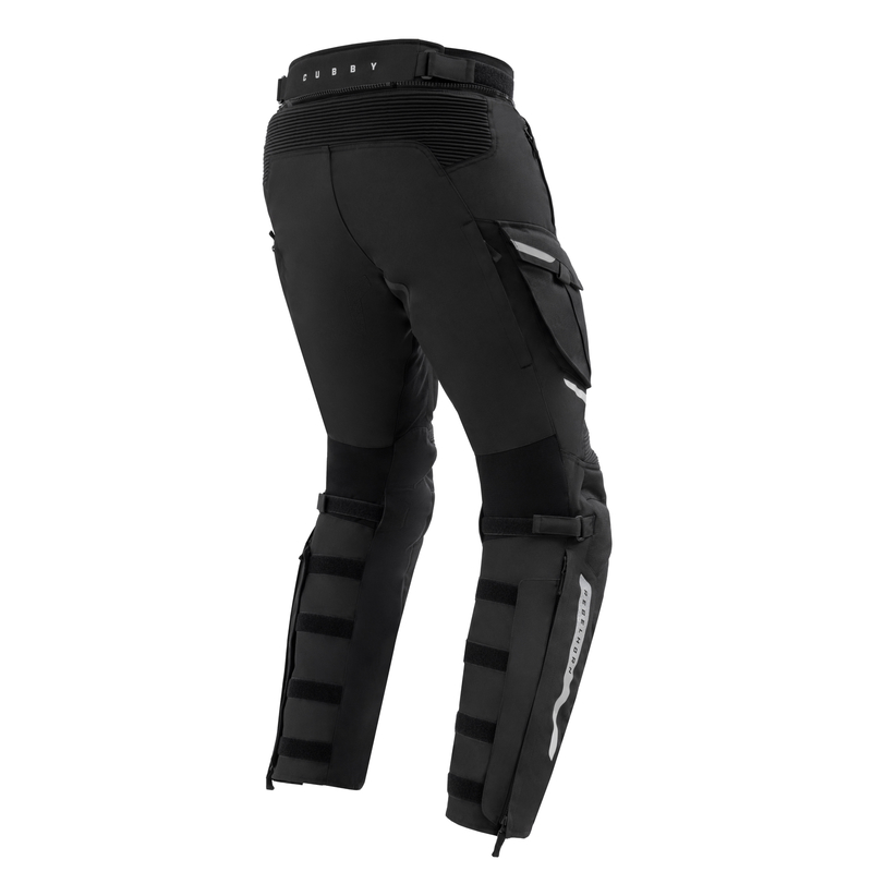 SPODNIE MOTOCYKLOWE TEKSTYLNE REBELHORN CUBBY 5 BLACK (DŁUGA NOGAWKA)