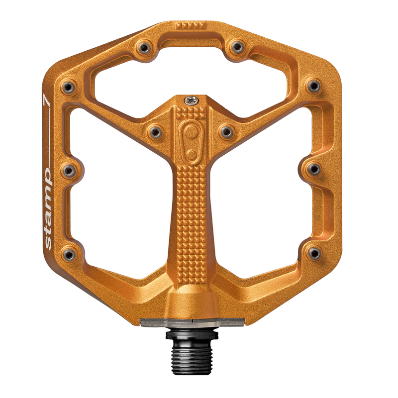 PEDAŁY ROWEROWE CRANKBROTHERS STAMP 7 SMALL ORANGE (ZAWIERA DODATKOWE PINY)
