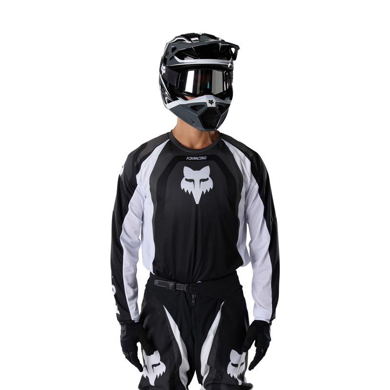 BLUZA MOTOCYKLOWA FOX 180 FRAME EXTD SIZES BLACK