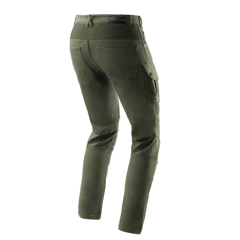 JEANSY MOTOCYKLOWE REBELHORN FASTER OLIVE GREEN