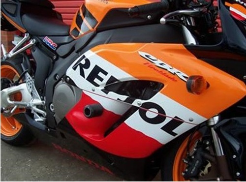 CRASHPADY CLASSIC RG RACING HONDA CBR1000RR 04- 07 BLACK