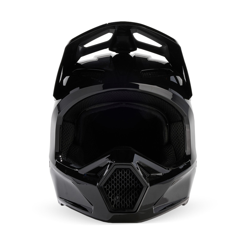 KASK MOTOCYKLOWY FOX V1 SOLID BLACK
