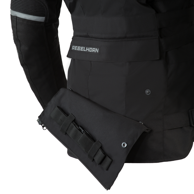 KURTKA MOTOCYKLOWA TEKSTYLNA REBELHORN PATROL BLACK