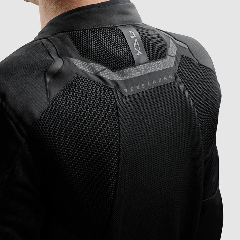 KURTKA MOTOCYKLOWA TEKSTYLNA REBELHORN JAX BLACK