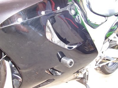 CRASHPADY CLASSIC RG RACING KAWASAKI ZZR1100/1200 BLACK