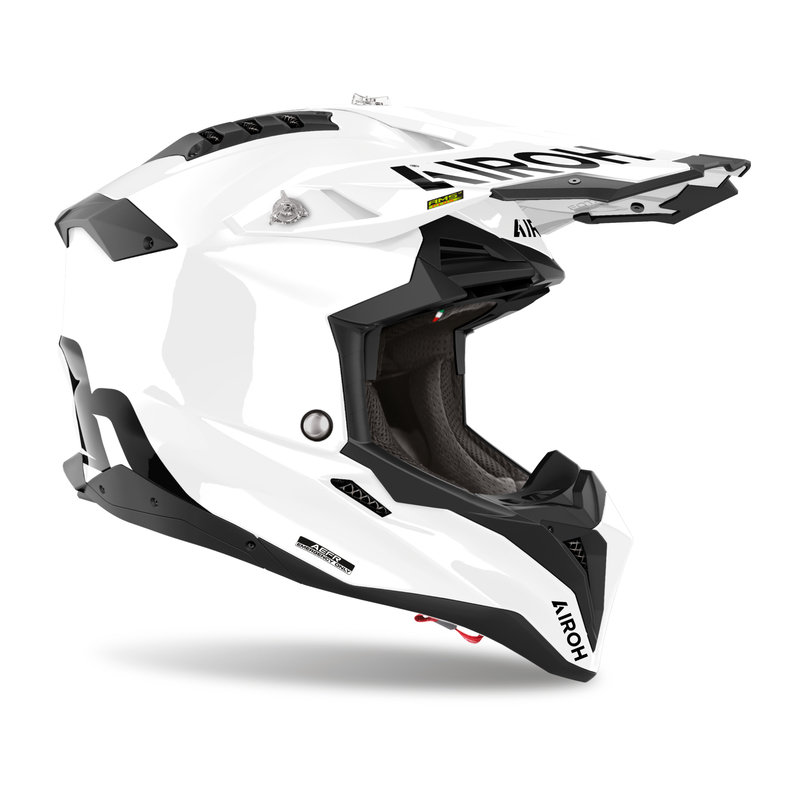 KASK MOTOCYKLOWY AIROH AVIATOR 3 EVO FIM WHITE GLOSS