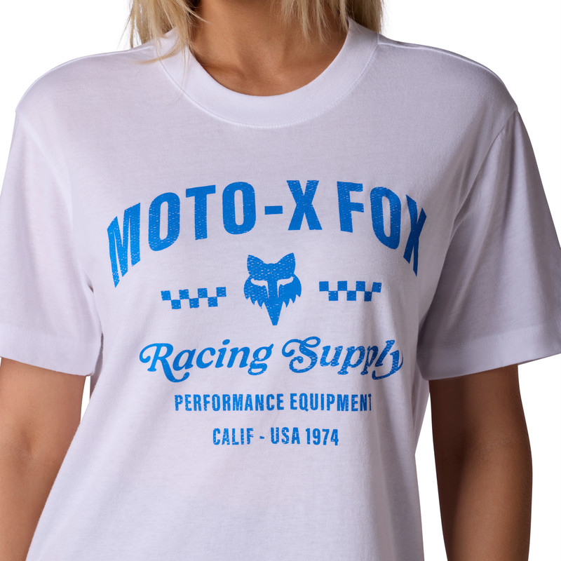 T-SHIRT DAMSKI FOX SUPPLY WHITE