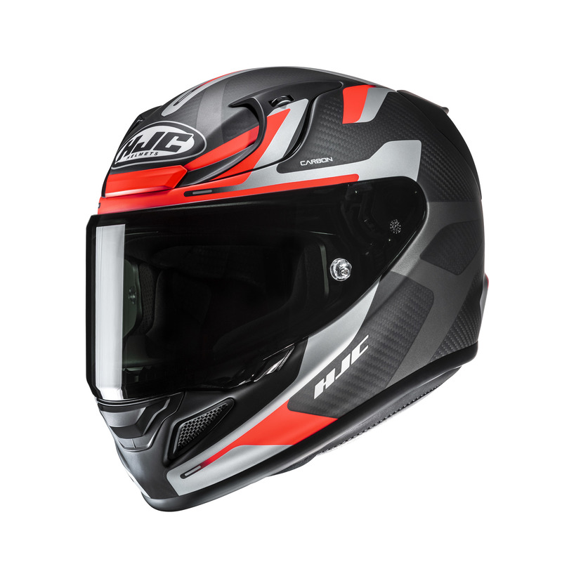 KASK MOTOCYKLOWY HJC RPHA12 CARBON XENTRA GREY ORANGE M