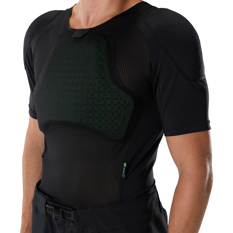 KOSZULKA Z OCHRANIACZAMI Z KRÓTKIM RĘKAWEM FOX BASEFRAME PRO SS BLACK XL