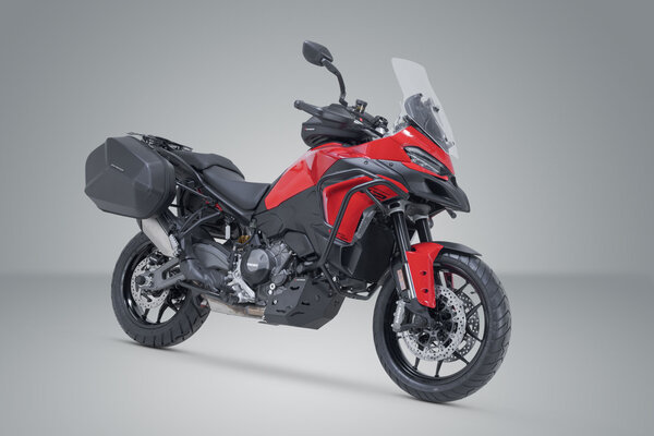 ZESTAW KUFRÓW BOCZNYCH AERO ABS I STELAŻY SW-MOTECH 2X25 L. DUCATI MULTISTRADA V2 / V2 S (24-)