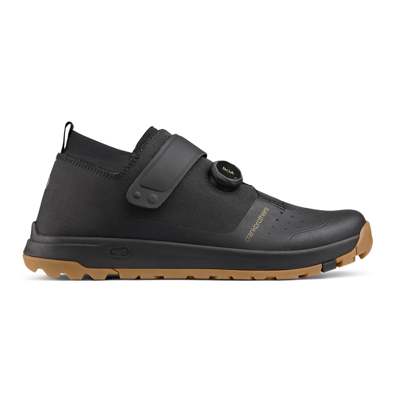BUTY CRANKBROTHERS STAMP TRAIL BOA BLACK GOLD - GUM OUTSOLE