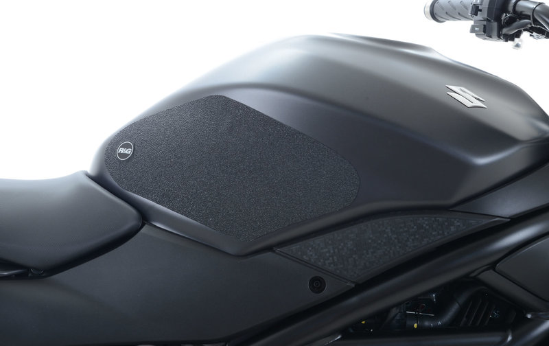 NAKLEJKA NA BAK TANKPAD ANTYPOŚLIZGOWY 2 CZĘŚCI RG RACING SUZUKI SV650 16 BLACK