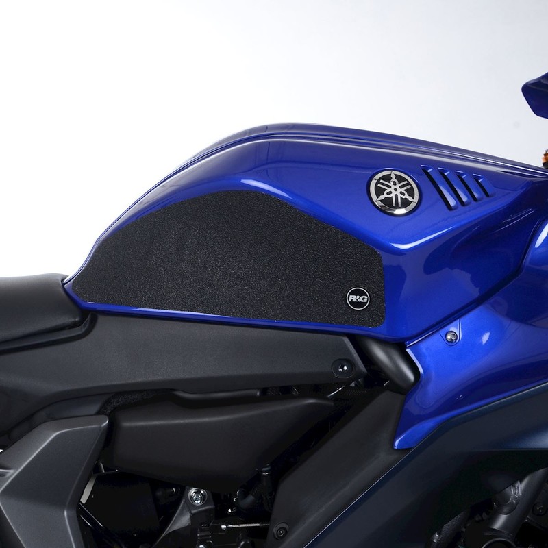 NAKLEJKA NA BAK TANKPAD ANTYPOŚLIZGOWY 2 CZĘŚCI RG RACING YAMAHA R7 22 BLACK