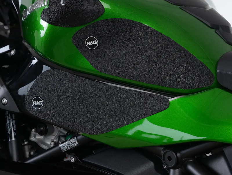 NAKLEJKA NA BAK TANKPAD ANTYPOŚLIZGOWY 4 CZĘŚCI RG RACING KAWASAKI H2 SX CLEAR