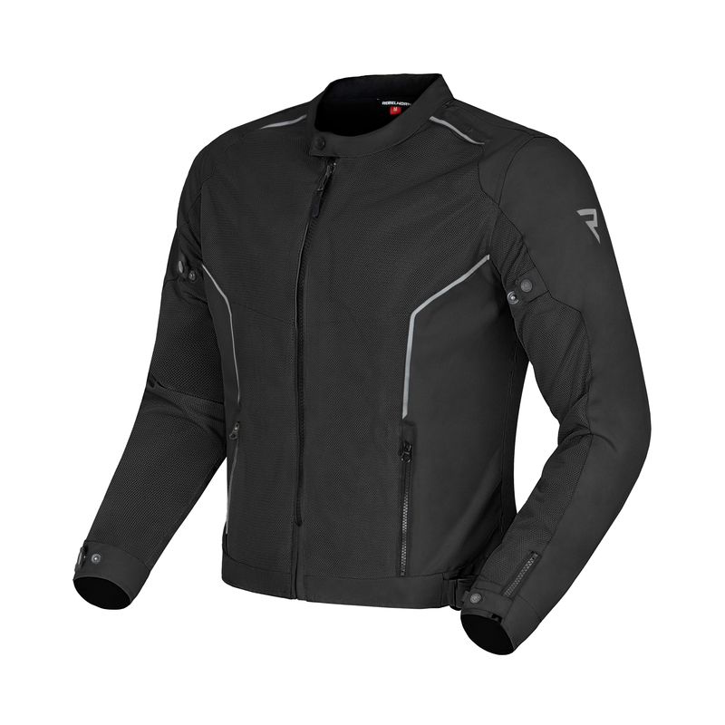 KURTKA MOTOCYKLOWA TEKSTYLNA REBELHORN WAVE BLACK