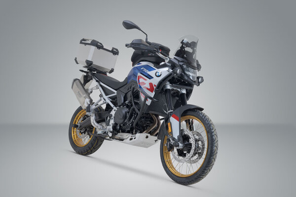 ZESTAW KUFRA CENTRALNEGO TRAX ADV SW-MOTECH BMW F 900 GS (23-) SILVER