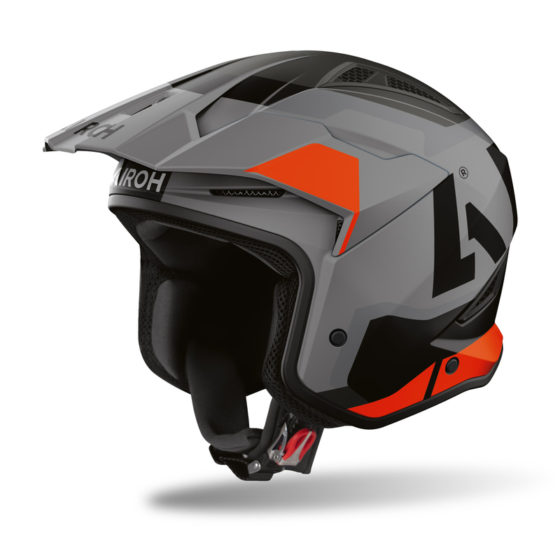 KASK MOTOCYKLOWY AIROH TRR 2 JUPITER ORANGE MATT L