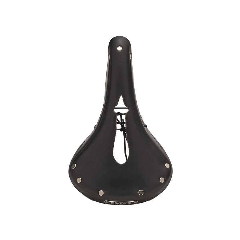 SIODEŁKO SKÓRZANE BROOKS B17 CARVED BLACK