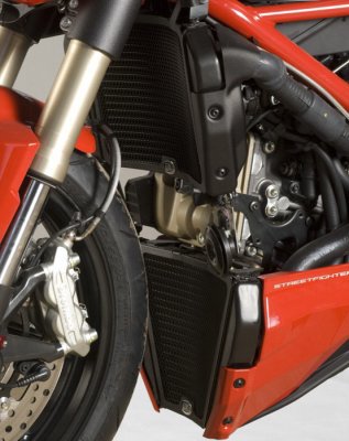 OSŁONA CHŁODNICY RG RACING (PAIR), DUCATI 848 STREETFIGHTER BLACK