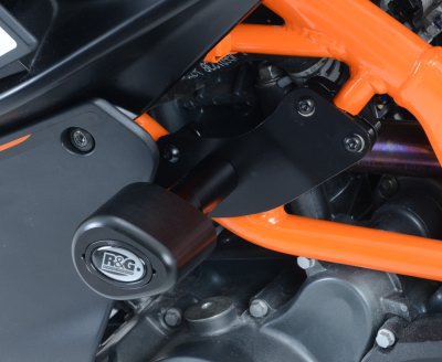 CRASHPADY AERO RG RACING KTM RC125/200, RC390 UP TO 21 BLACK