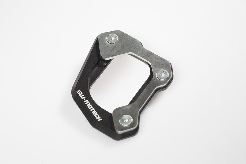 NAKŁADKA NÓŻKI BOCZNEJ SW-MOTECH BMW F650GS/F800GS HUSQVARNA TR650 BLACK SILVER