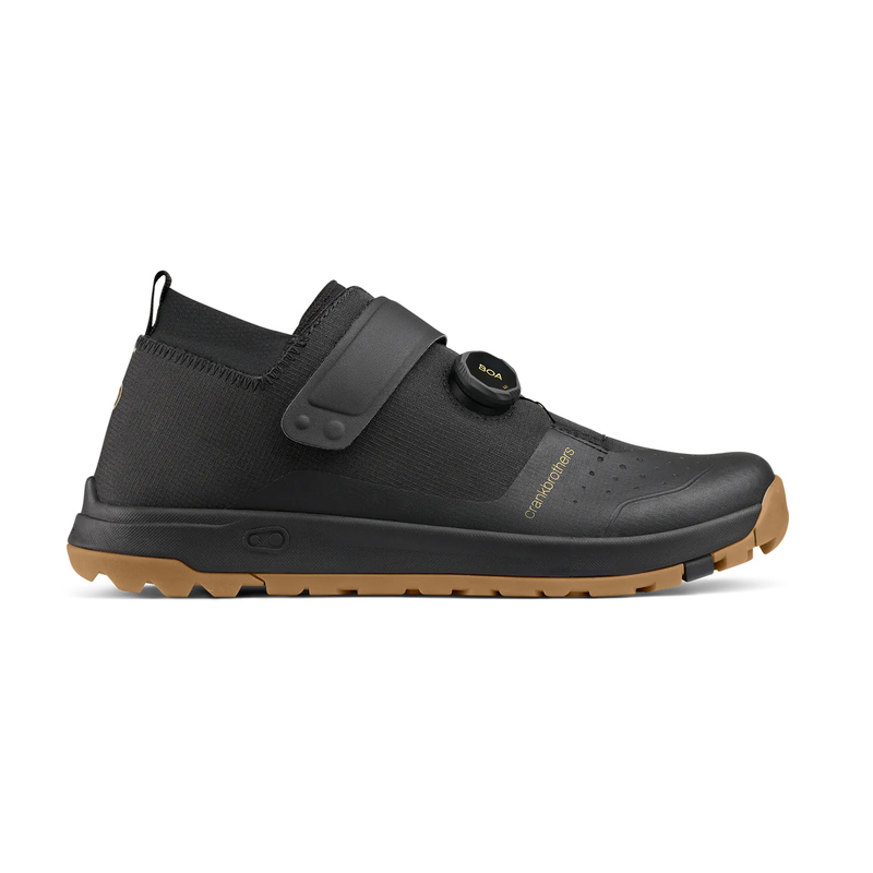 BUTY CRANKBROTHERS STAMP TRAIL BOA BLACK GOLD - GUM OUTSOLE