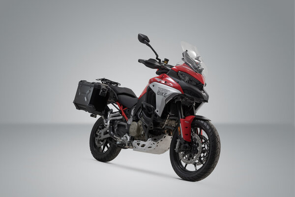 ZESTAW KUFRA CENTRALNEGO TRAX ADV SW-MOTECH 37/37 L. DUCATI MULTISTRADA V4 (20-) BLACK