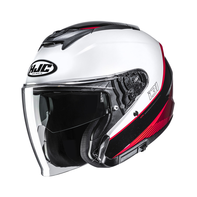 KASK MOTOCYKLOWY HJC I31 TARO WHITE RED XL