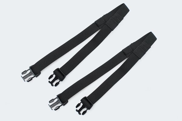 ZESTAW PASKÓW MOCUJĄCYCH SW-MOTECH UNIWERSALNE 2 SZT. BLACK