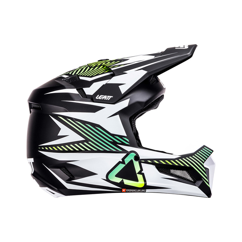 KASK MOTOCYKLOWY Z GOGLAMI LEATT KIT MOTO 3.5 STORM TEAL