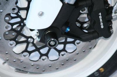 SLIDERY PRZEDNIEGO ZAWIESZENIA RG RACING GSXR600/750 K6-, GSXR1000 05-09 BLACK