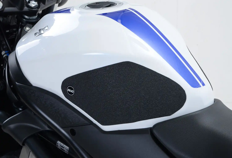 NAKLEJKA NA BAK TANKPAD ANTYPOŚLIZGOWY 2 CZĘŚCI RG RACING SUZUKI SV650 16 CLEAR