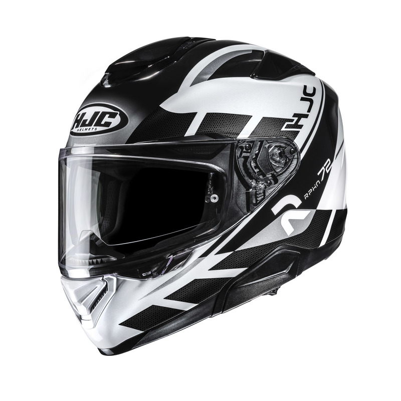KASK MOTOCYKLOWY HJC RPHA72 VALUE BLACK WHITE