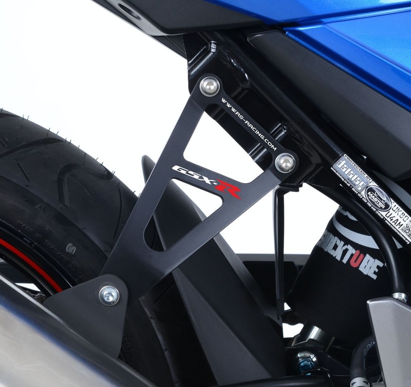 MOCOWANIE WYDECHU + ZAŚLEPKA PODNÓŻKA RG RACING SUZUKI GSX250R (17-) BLACK