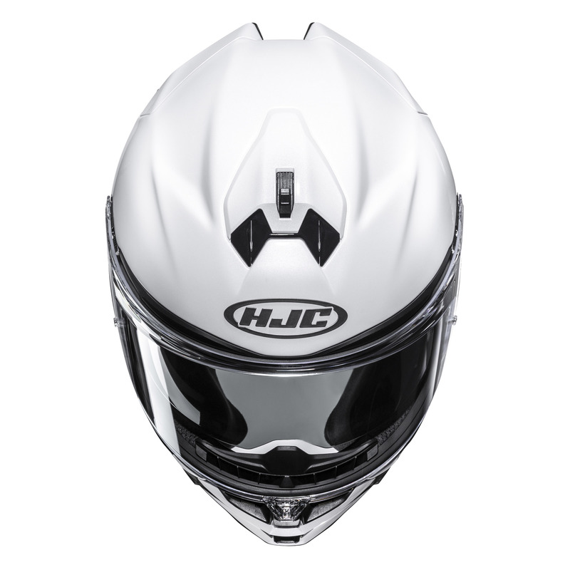 KASK MOTOCYKLOWY HJC F72 SOLID PEARL WHITE M