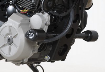 CRASHPADY AERO RG RACING HUSQVARNA TR650 STRADA BLACK