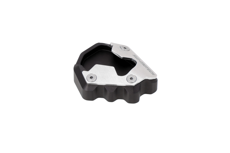 NAKŁADKA NÓŻKI BOCZNEJ SW-MOTECH MOTO GUZZI STELVIO (23-) BLACK/SILVER