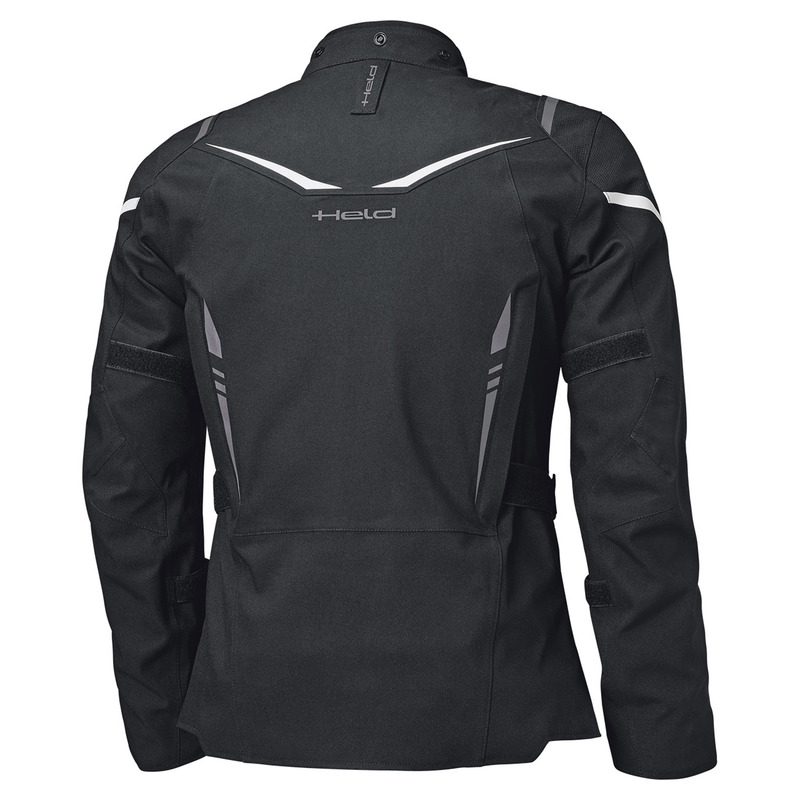 KURTKA MOTOCYKLOWA TEKSTYLNA DAMSKA HELD TAVINO BLACK WHITE WM