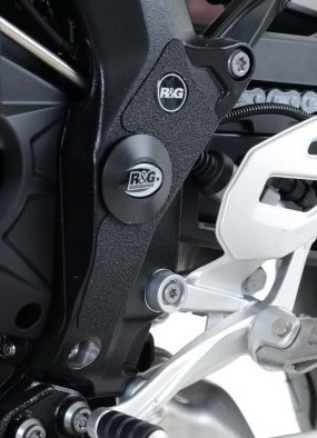 OSŁONA WAHACZA RG RACING BMW S1000XR 15-19, 2 CZĘŚCI BLACK