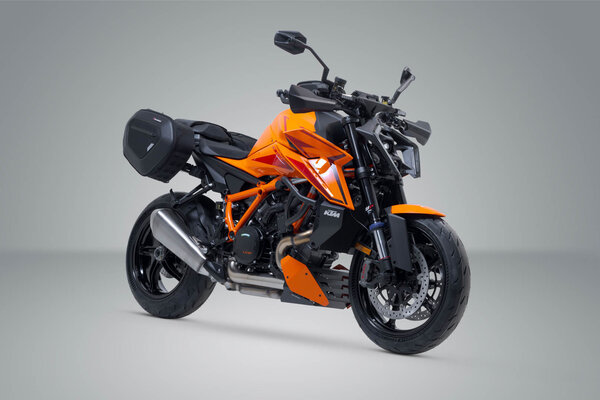 ZESTAW SAKW PRO BLAZE H I STELAŻY SW-MOTECH KTM 1290/1390 SUPER DUKE R/EVO BLACK
