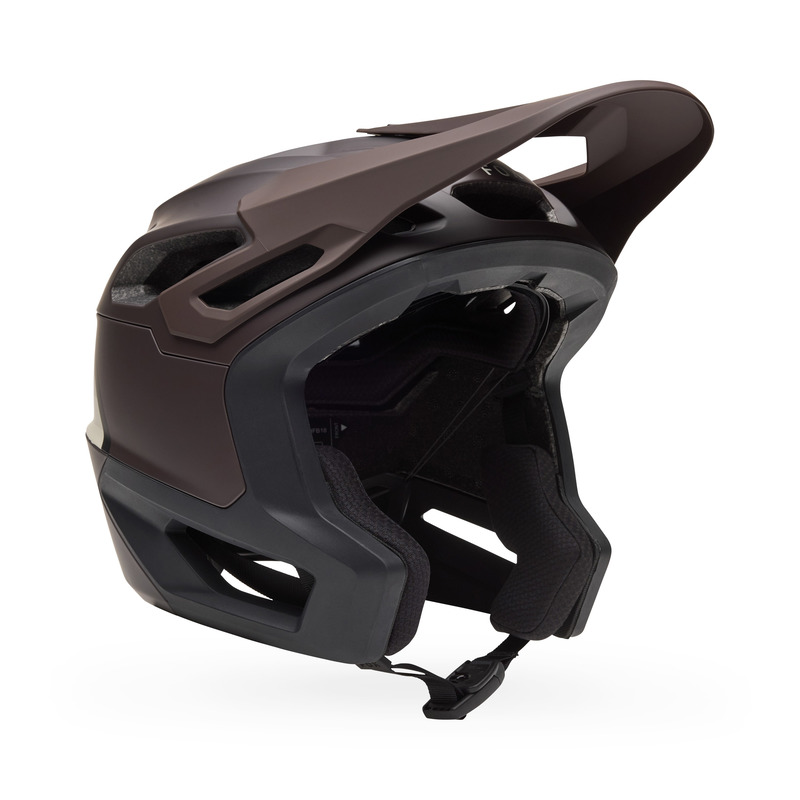 KASK ROWEROWY FOX DROPFRAME PRO GRID COCOA M