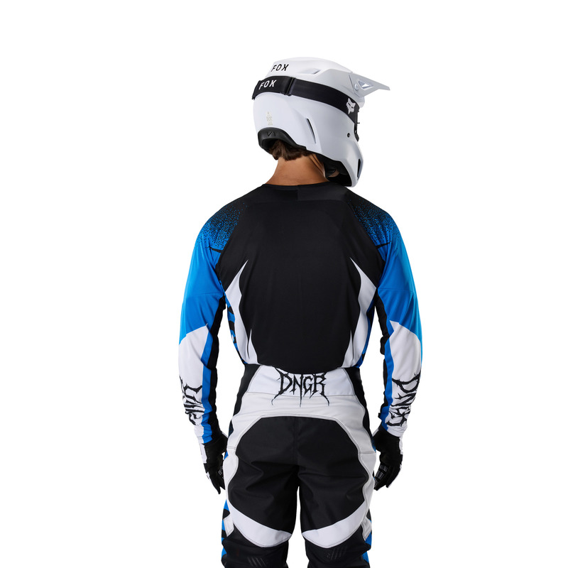 BLUZA MOTOCYKLOWA FOX 180 HD38 BLACK BLUE