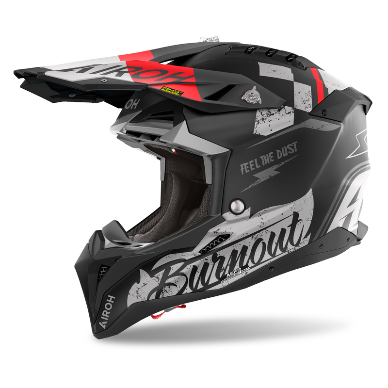 KASK MOTOCYKLOWY AIROH AVIATOR 3 BURNOUT MATT