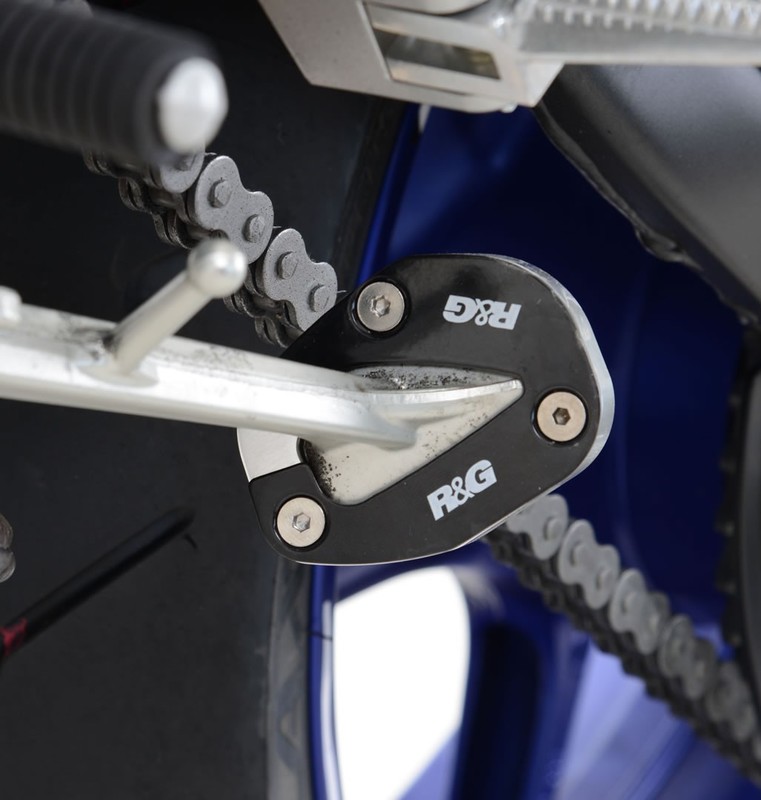 ELEMENT NÓŻKI RG RACING YAMAHA YZF-R1 15-/MT-10 SILVER
