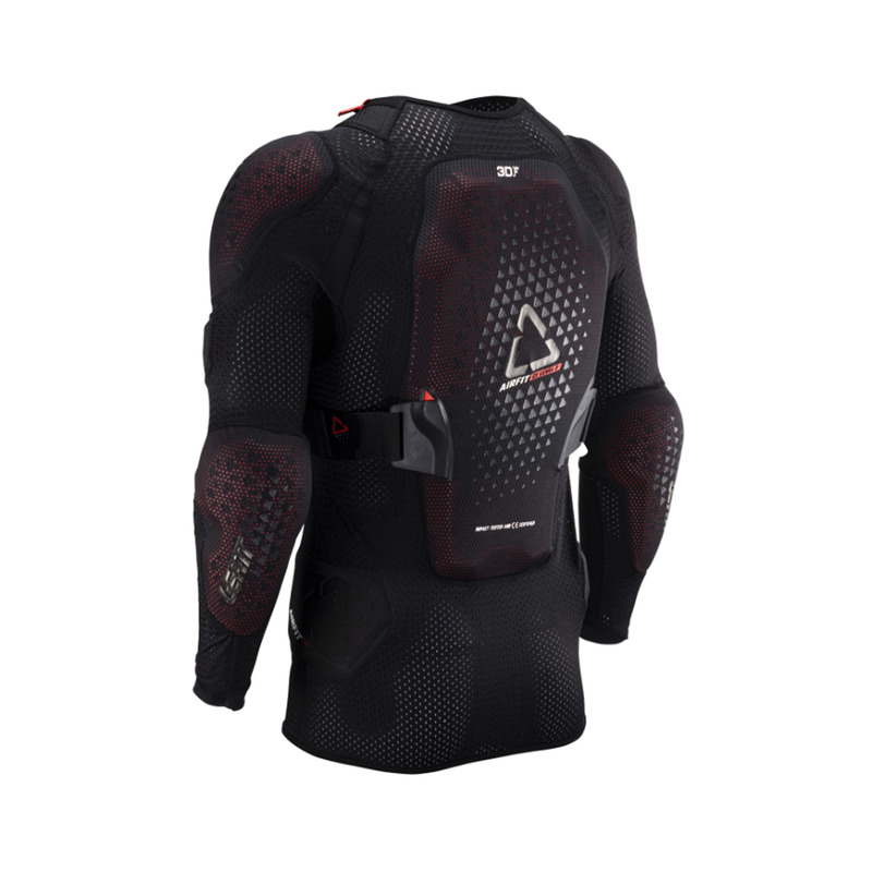 KOSZULKA Z OCHRANIACZAMI LEATT 3DF AIRFIT EVO BLACK (160-172CM)