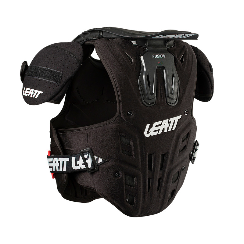 BUZER JUNIOR LEATT FUSION VEST 2.0 BLACK (105-125CM)