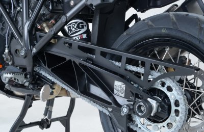 OSŁONA ŁAŃCUCHA RG RACING KTM 1050/1190 ADVENTURE/1290 SUPER ADVENTURE (PEŁNA DŁ. ŁAŃCUCHA) BLACK