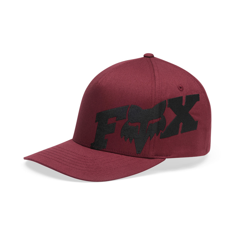 CZAPKA Z DASZKIEM FOX F HEAD X FLEXFIT DARK MAROON