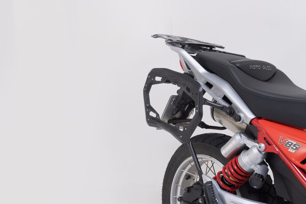STELAŻ PRO NA KUFRY BOCZNE SW-MOTECH MOTO GUZZI V85 TT / STRADA (24-) BLACK